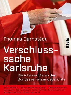 cover image of Verschlusssache Karlsruhe